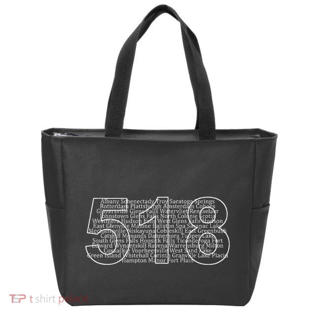 Albany Schenectady Lake Placid Upstate Ny Area Code 518 Zip Tote Bag