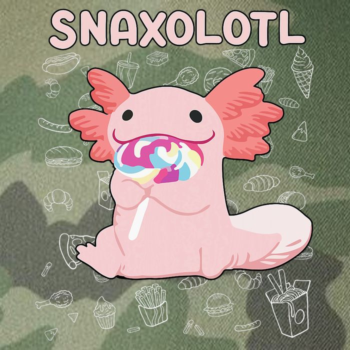Axolotl Sweets Lollipop Snaxolotl Kawaii Axolotl Legacy Tie Dye Trucker Hat