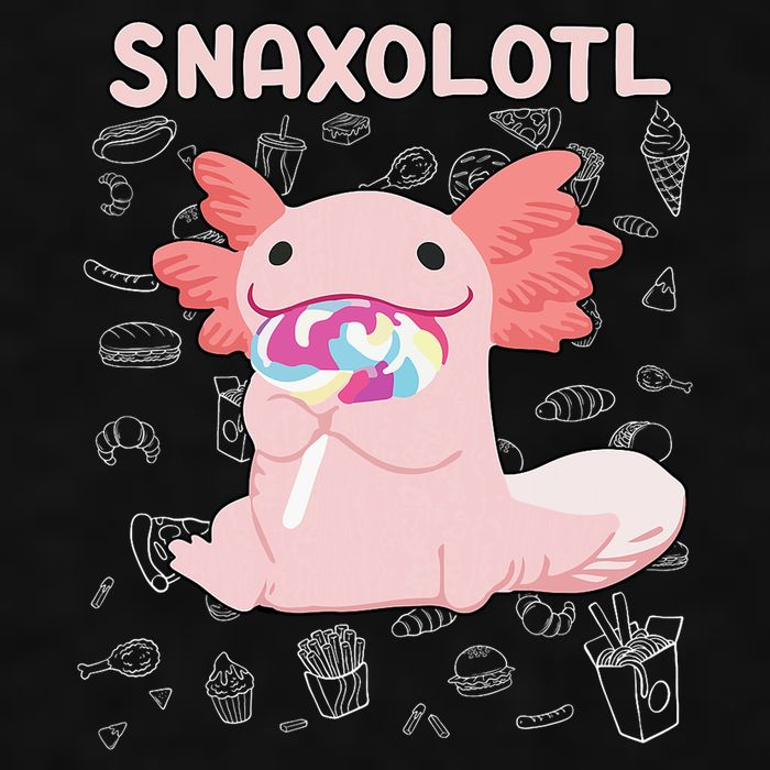 Axolotl Sweets Lollipop Snaxolotl Kawaii Axolotl Ladies PosiCharge Tri-Blend Wicking Tank