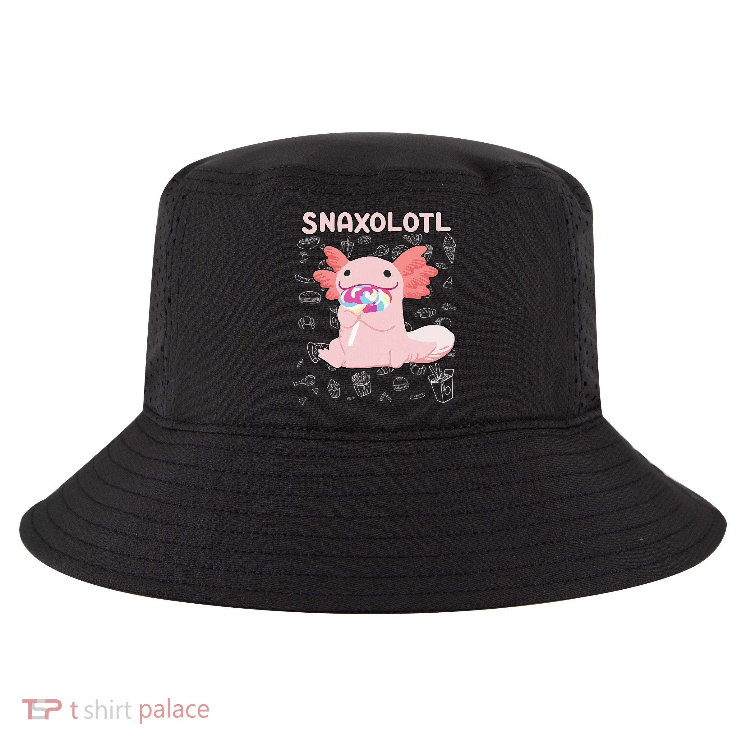 Axolotl Sweets Lollipop Snaxolotl Kawaii Axolotl Cool Comfort Performance Bucket Hat
