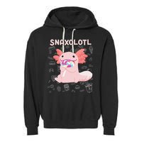 Axolotl Sweets Lollipop Snaxolotl Kawaii Axolotl Garment-Dyed Fleece Hoodie