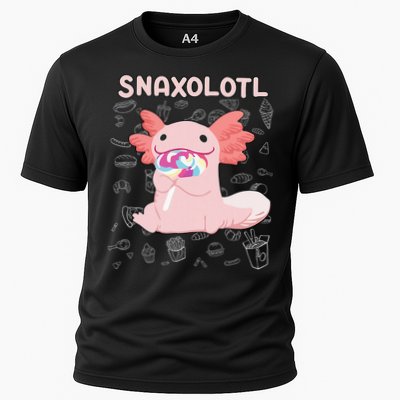 Axolotl Sweets Lollipop Snaxolotl Kawaii Axolotl Performance Shirt