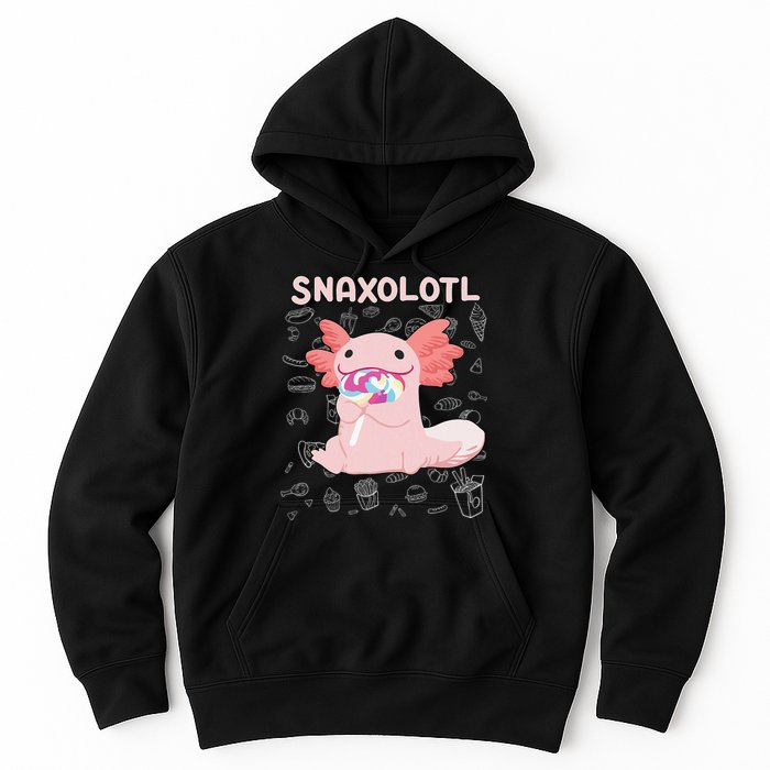 Axolotl Sweets Lollipop Snaxolotl Kawaii Axolotl Hoodie