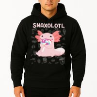 Axolotl Sweets Lollipop Snaxolotl Kawaii Axolotl Hoodie