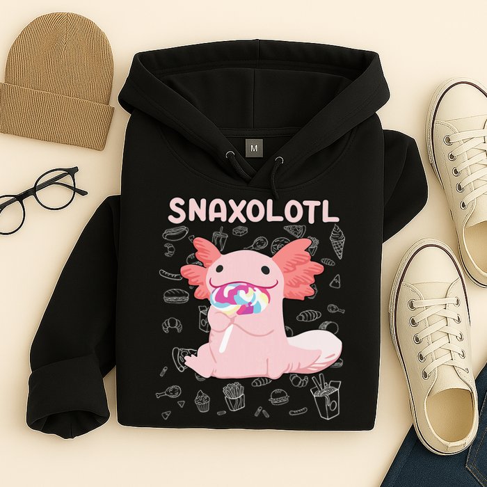 Axolotl Sweets Lollipop Snaxolotl Kawaii Axolotl Hoodie