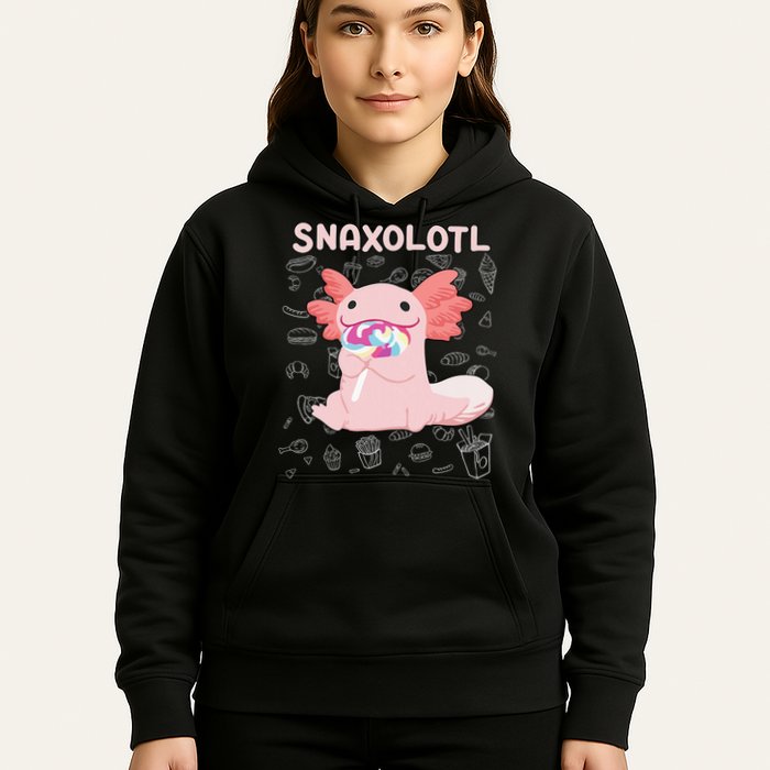 Axolotl Sweets Lollipop Snaxolotl Kawaii Axolotl Hoodie