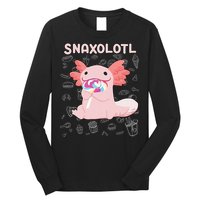 Axolotl Sweets Lollipop Snaxolotl Kawaii Axolotl Long Sleeve Shirt