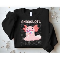 Axolotl Sweets Lollipop Snaxolotl Kawaii Axolotl Sweatshirt