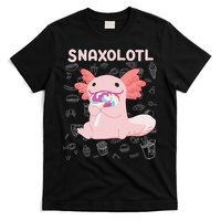 Axolotl Sweets Lollipop Snaxolotl Kawaii Axolotl T-Shirt