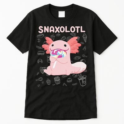 Axolotl Sweets Lollipop Snaxolotl Kawaii Axolotl Tall T-Shirt