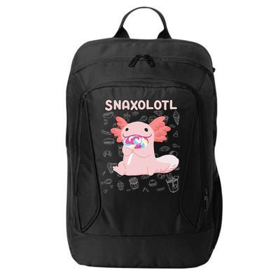 Axolotl Sweets Lollipop Snaxolotl Kawaii Axolotl City Backpack