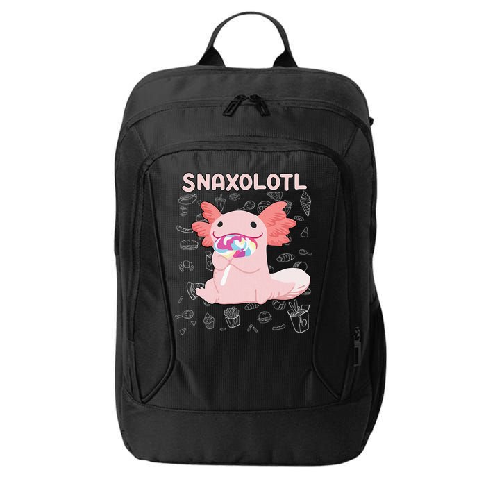 Axolotl Sweets Lollipop Snaxolotl Kawaii Axolotl City Backpack