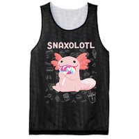 Axolotl Sweets Lollipop Snaxolotl Kawaii Axolotl Mesh Reversible Basketball Jersey Tank