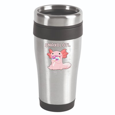Axolotl Sweets Lollipop Snaxolotl Kawaii Axolotl 16oz Travel Tumbler