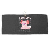 Axolotl Sweets Lollipop Snaxolotl Kawaii Axolotl Large Microfiber Waffle Golf Towel