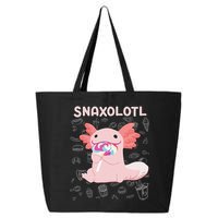 Axolotl Sweets Lollipop Snaxolotl Kawaii Axolotl 25L Jumbo Tote