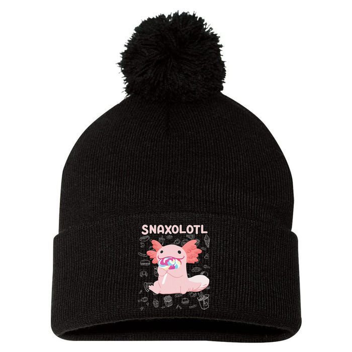 Axolotl Sweets Lollipop Snaxolotl Kawaii Axolotl Pom Pom 12in Knit Beanie