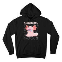 Axolotl Sweets Lollipop Snaxolotl Kawaii Axolotl Tall Hoodie