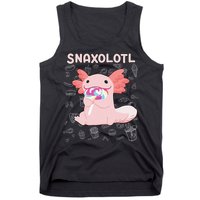Axolotl Sweets Lollipop Snaxolotl Kawaii Axolotl Tank Top