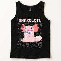 Axolotl Sweets Lollipop Snaxolotl Kawaii Axolotl Tank Top