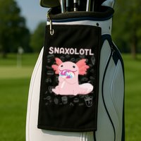 Axolotl Sweets Lollipop Snaxolotl Kawaii Axolotl Golf Towel