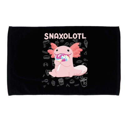 Axolotl Sweets Lollipop Snaxolotl Kawaii Axolotl Microfiber Hand Towel