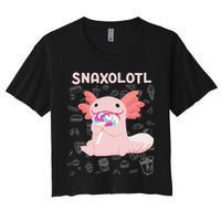 Axolotl Sweets Lollipop Snaxolotl Kawaii Axolotl Crop Top