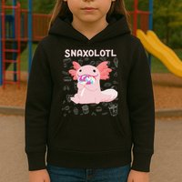 Axolotl Sweets Lollipop Snaxolotl Kawaii Axolotl Kids Hoodie