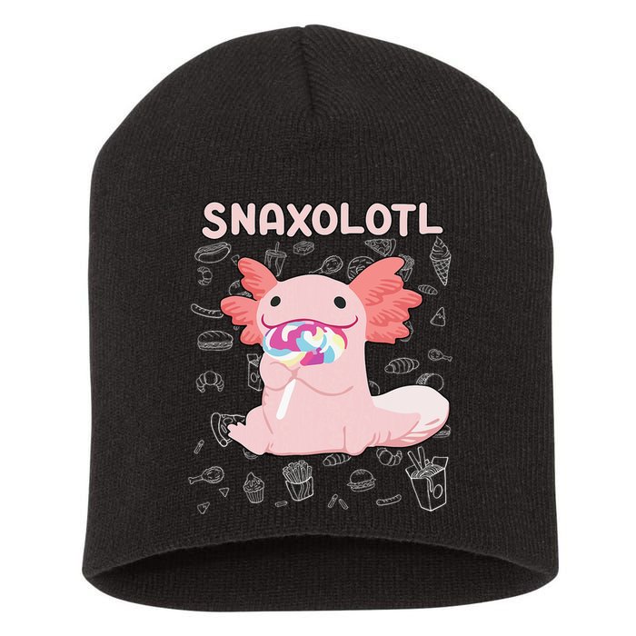 Axolotl Sweets Lollipop Snaxolotl Kawaii Axolotl Short Acrylic Beanie
