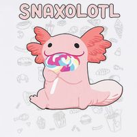Axolotl Sweets Lollipop Snaxolotl Kawaii Axolotl Garment-Dyed Sweatshirt