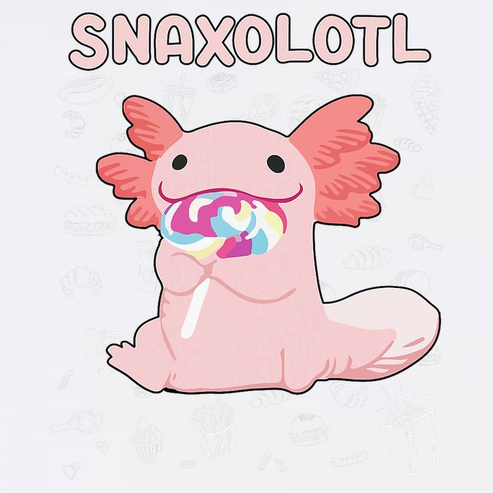 Axolotl Sweets Lollipop Snaxolotl Kawaii Axolotl Garment-Dyed Sweatshirt