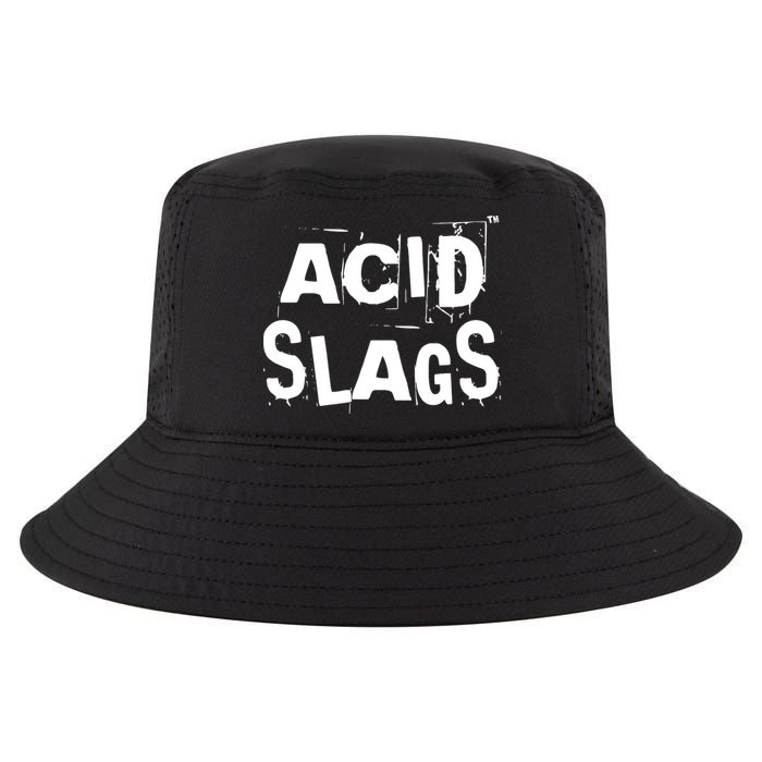 ACID SLAGS Logo Cool Comfort Performance Bucket Hat