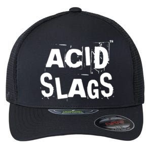 ACID SLAGS Logo Flexfit Unipanel Trucker Cap