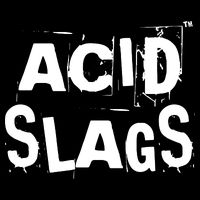ACID SLAGS Logo Cooling Performance Crew T-Shirt