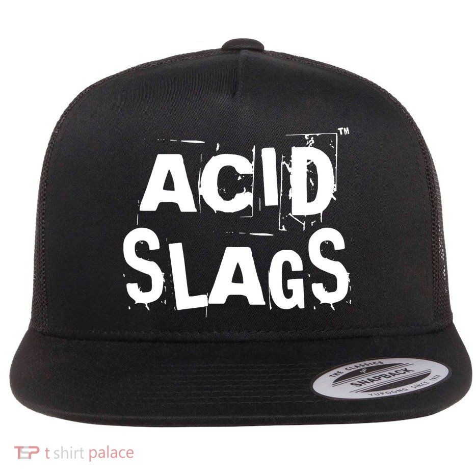 ACID SLAGS Logo Flatbill Hat
