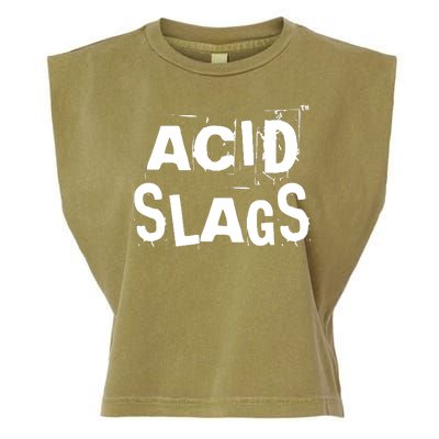 ACID SLAGS Logo Garment-Dyed Women's Muscle Tee