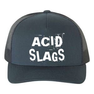 ACID SLAGS Logo Yupoong Adult 5-Panel Trucker Hat