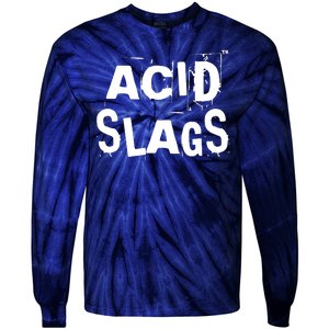 ACID SLAGS Logo Tie-Dye Long Sleeve Shirt