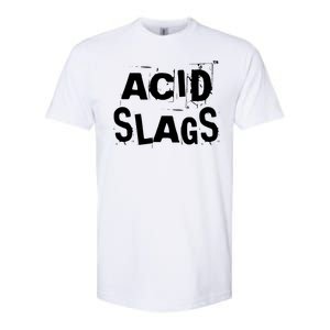 ACID SLAGS Logo Softstyle CVC T-Shirt