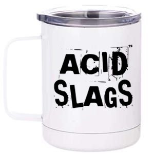 ACID SLAGS Logo 12 oz Stainless Steel Tumbler Cup