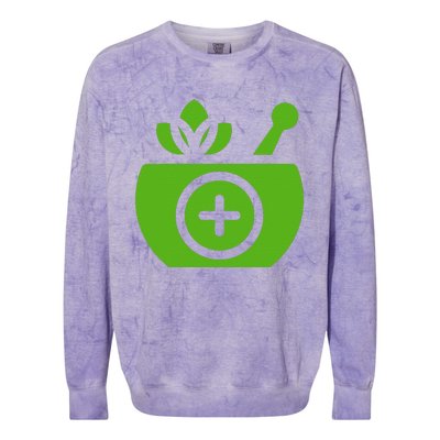 Ayurveda Science Life Indian Healing Art Medicine Dosha Colorblast Crewneck Sweatshirt