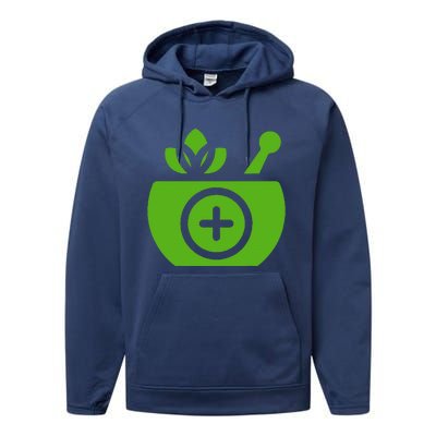 Ayurveda Science Life Indian Healing Art Medicine Dosha Performance Fleece Hoodie