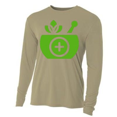 Ayurveda Science Life Indian Healing Art Medicine Dosha Cooling Performance Long Sleeve Crew