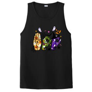 American Sign Language Boo Asl Halloween For Gift PosiCharge Competitor Tank