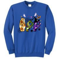 American Sign Language Boo Asl Halloween For Gift Sweatshirt