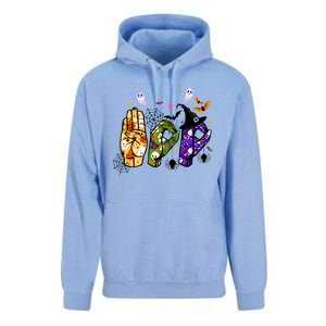 American Sign Language Boo Asl Halloween For Gift Unisex Surf Hoodie