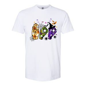 American Sign Language Boo Asl Halloween For Gift Softstyle CVC T-Shirt