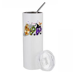 American Sign Language Boo Asl Halloween For Gift Stainless Steel Tumbler