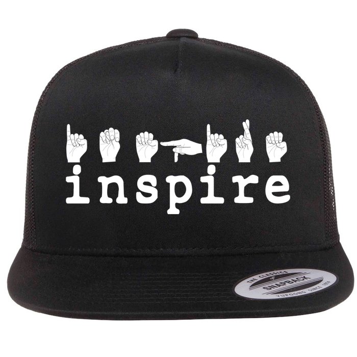 ASL Sign Langage Inspire Flatbill Hat