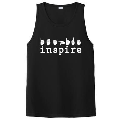 ASL Sign Langage Inspire PosiCharge Competitor Tank